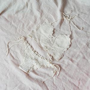 Crochet Bikini - Cream
